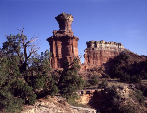 Aitoja Villin l�nnen maisemia Palo Duro -kanjonissa hieman Amarillosta etel��n.