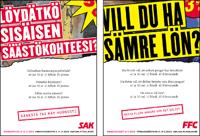 Sarasvuota mukaillen...